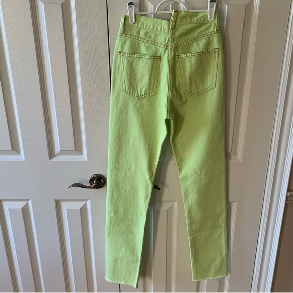 Agolde Criss Cross Straight Jeans Parakeet - Picture 3 of 15